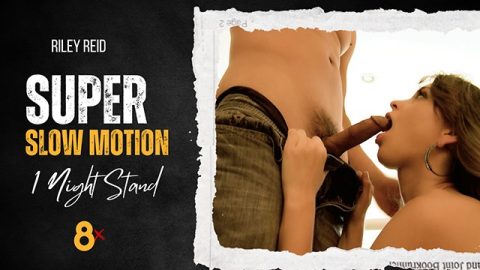 Slow Motion Riley Reid Blowjob